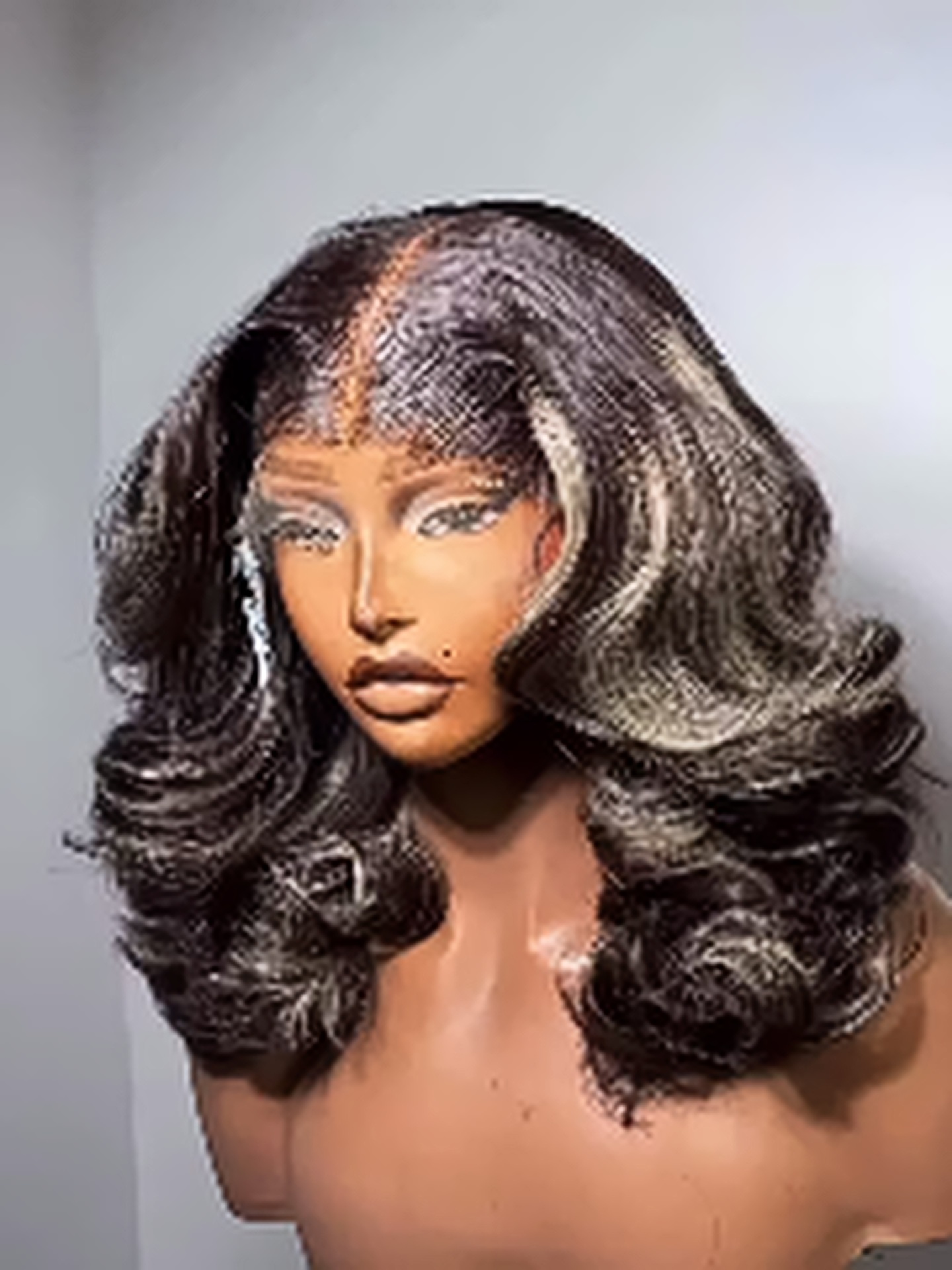 Glam bob hair unit by Enjay Beauty Hub