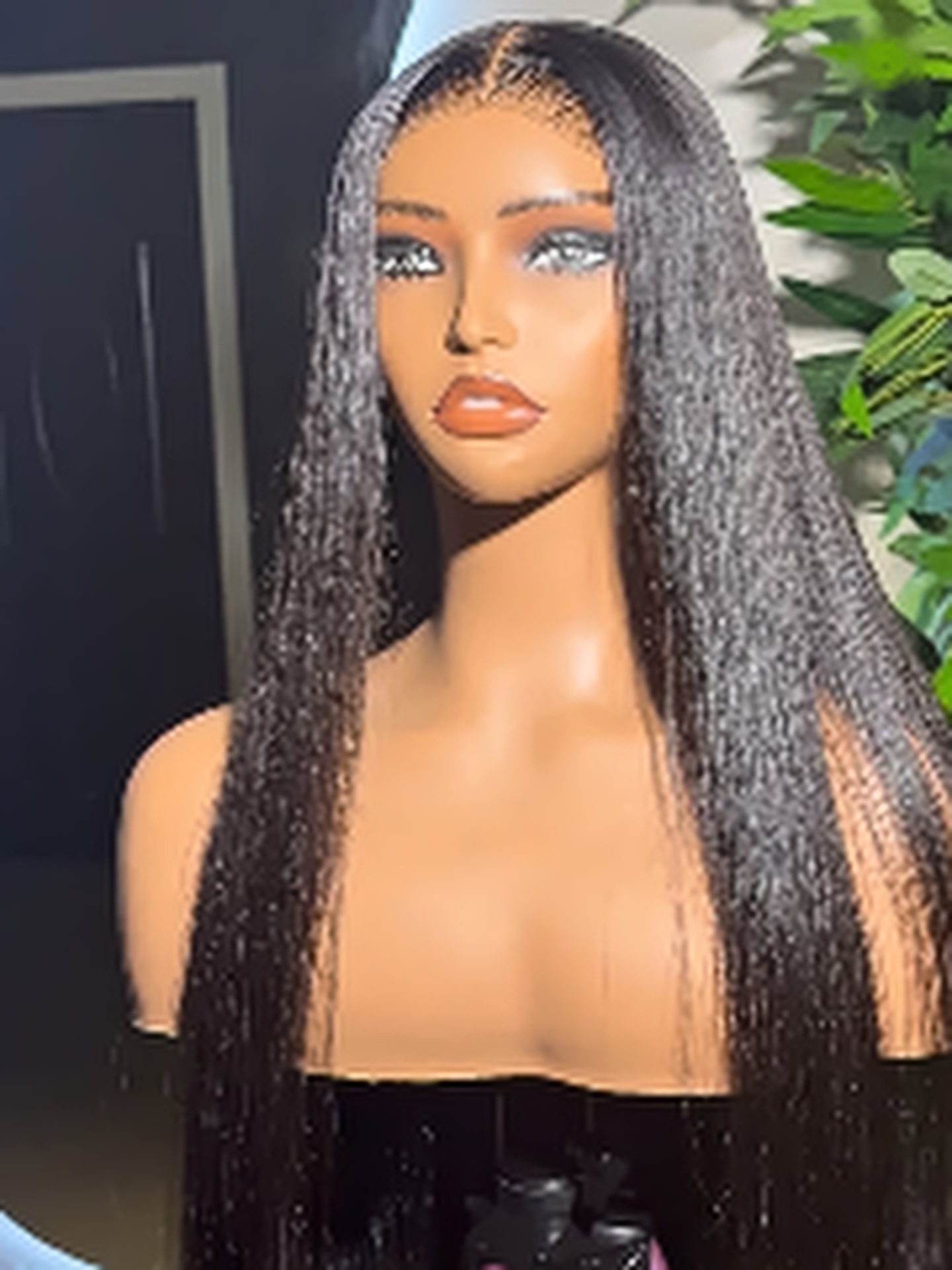 Straight hair unit at Enjay Beauty Hub